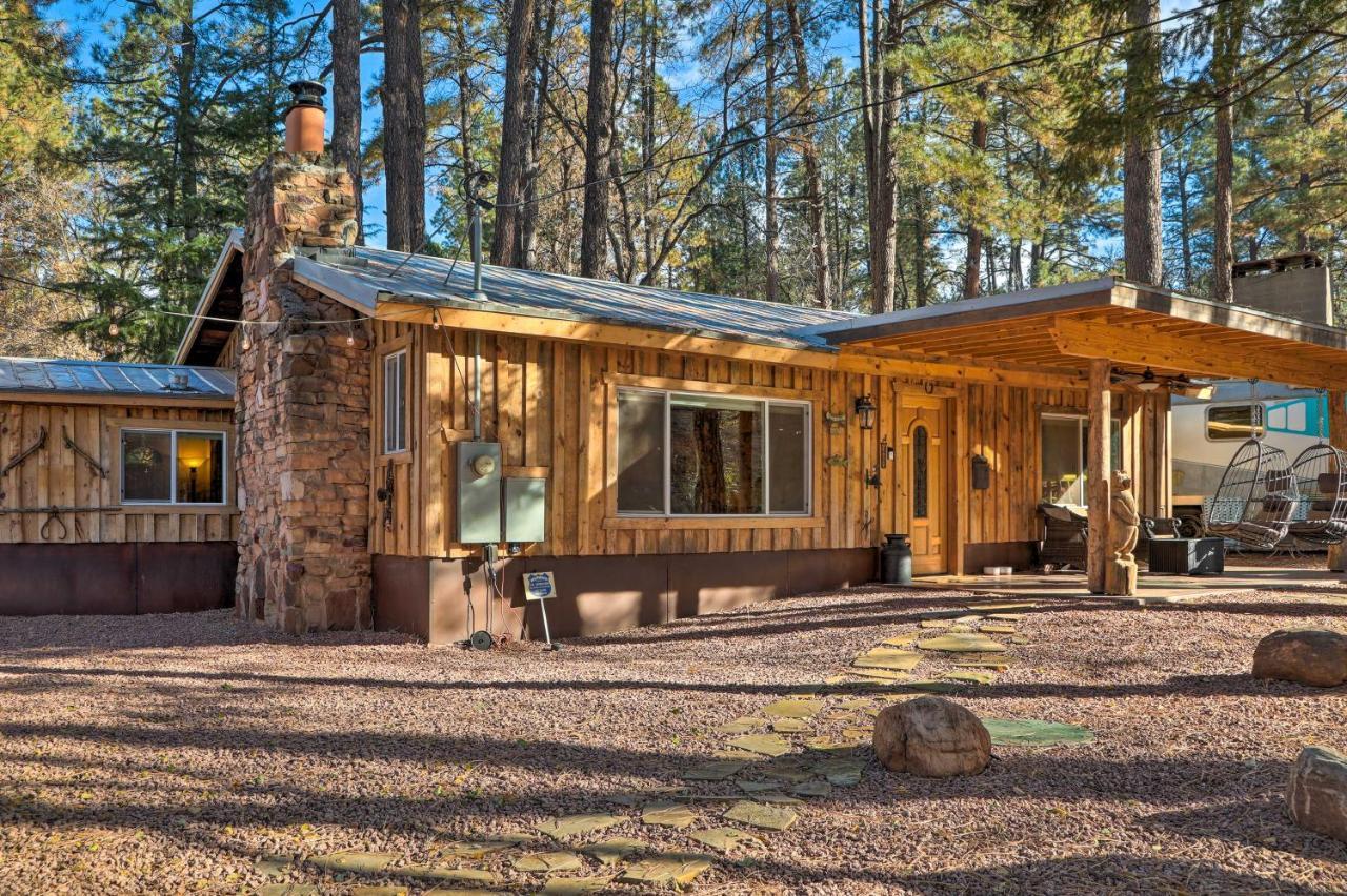 Cozy Cabin Retreat With Patio And Fenced Yard Payson Exteriér fotografie